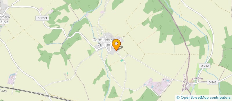 localisation de l'entreprise MONSIEUR LIONEL HENRIET  GERMIGNY-SOUS-COULOMBS