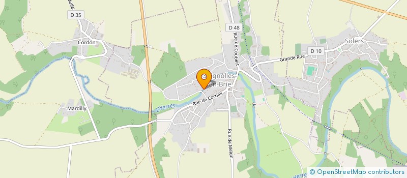 localisation de l'entreprise MONSIEUR LIONEL HENRIQUES  SOIGNOLLES-EN-BRIE