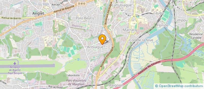 localisation de l'entreprise MONSIEUR LIONEL HERNANDEZ  ANGLET