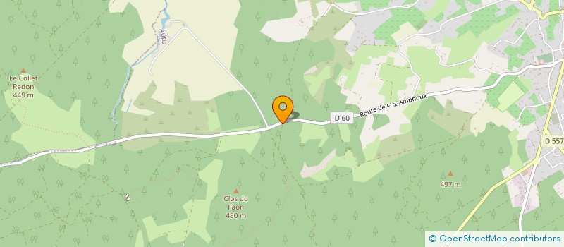 localisation de l'entreprise MONSIEUR LIONEL HERRY  AUPS