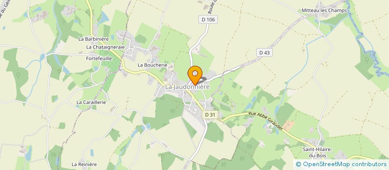 localisation de l'entreprise MONSIEUR LIONEL HESS  LA JAUDONNIERE