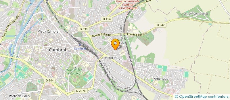 localisation de l'entreprise MONSIEUR LIONEL HOCQUET  CAMBRAI