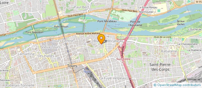 localisation de l'entreprise MONSIEUR LIONEL HOSXE  TOURS