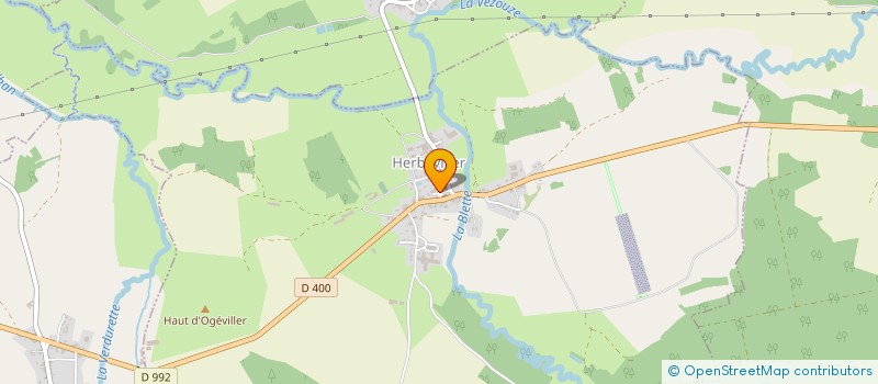localisation de l'entreprise MONSIEUR LIONEL HUARD  HERBEVILLER