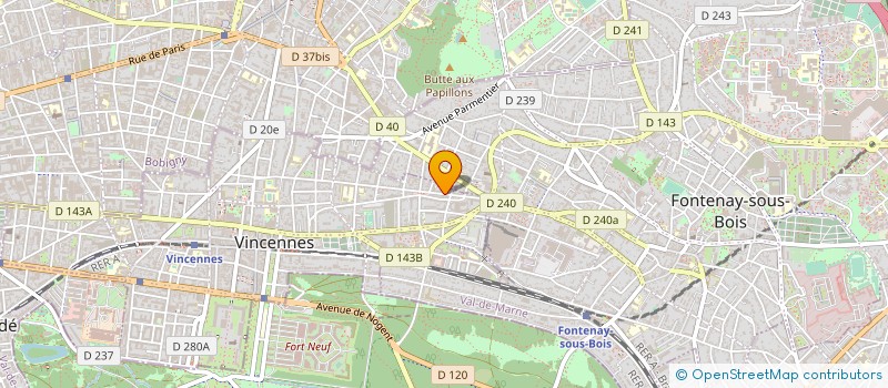 localisation de l'entreprise MONSIEUR LIONEL HUSSON à VINCENNES
