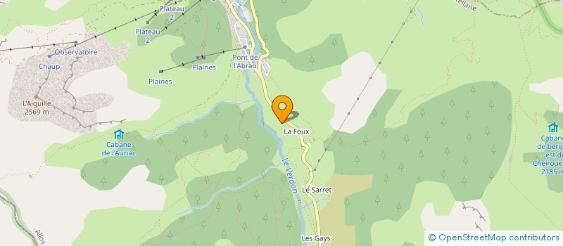 localisation de l'entreprise MONSIEUR LIONEL HUYET  ALLOS