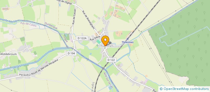 localisation de l'entreprise MONSIEUR LIONEL HUYGHE  THIENNES