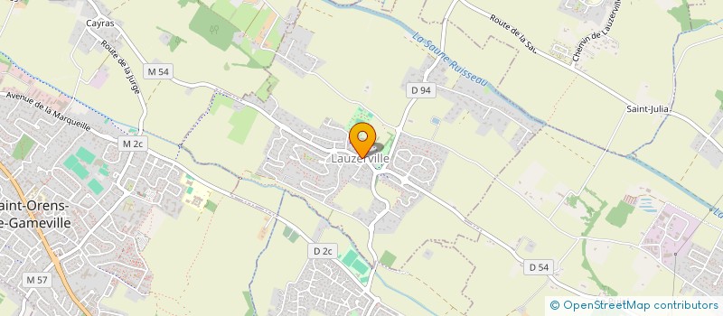 localisation de l'entreprise MONSIEUR LIONEL INGOGLIA  LAUZERVILLE