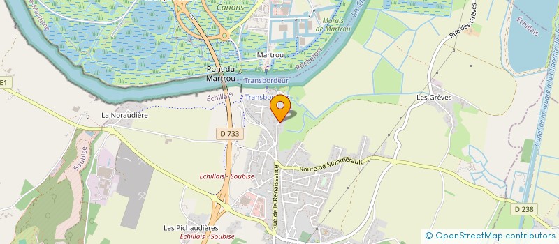 localisation de l'entreprise MONSIEUR LIONEL ISCHARD  ECHILLAIS