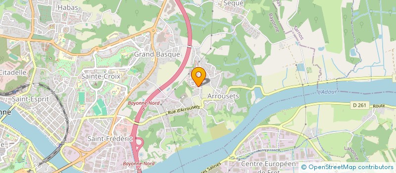 localisation de l'entreprise MONSIEUR LIONEL JACQUES à BAYONNE