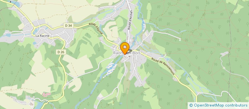 localisation de l'entreprise MONSIEUR LIONEL JACQUEY  RAON-AUX-BOIS