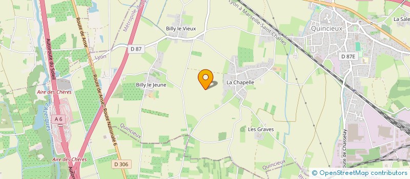 localisation de l'entreprise MONSIEUR LIONEL JAMBON  QUINCIEUX