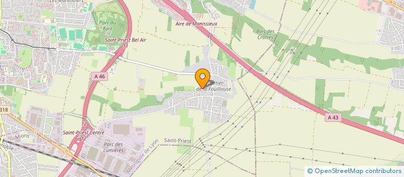 localisation de l'entreprise MONSIEUR LIONEL JARRIN  SAINT-PRIEST