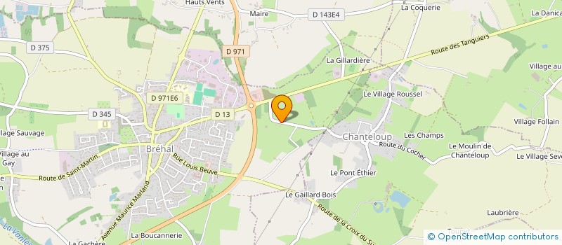 localisation de l'entreprise MONSIEUR LIONEL JEAN  BREHAL