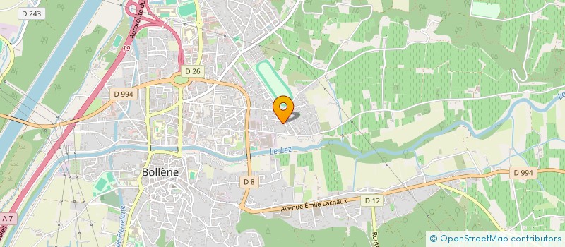 localisation de l'entreprise MONSIEUR LIONEL JEANNIN  BOLLENE