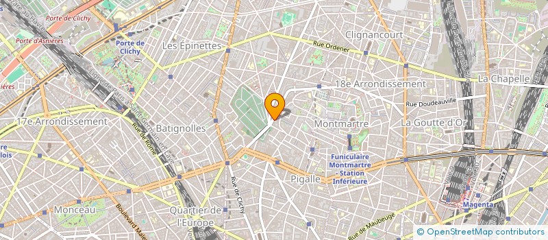 localisation de l'entreprise MONSIEUR LIONEL JEROME  RENE GENDRON  PARIS