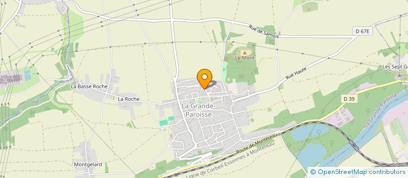 localisation de l'entreprise MONSIEUR LIONEL JESOPH  LA GRANDE-PAROISSE