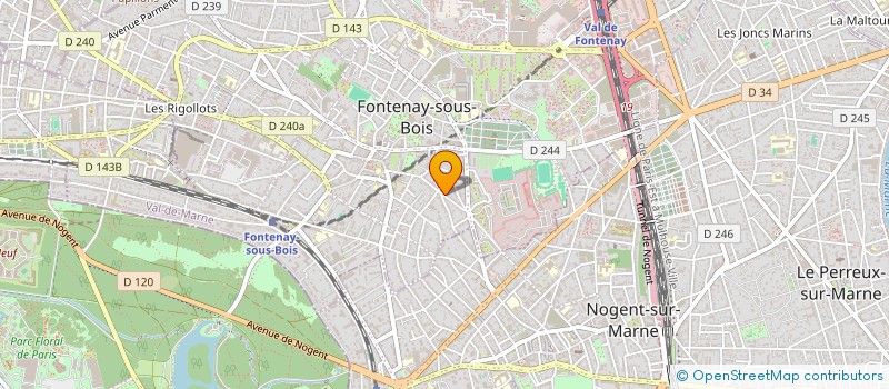 localisation de l'entreprise MONSIEUR LIONEL JOUBIN à FONTENAY-SOUS-BOIS