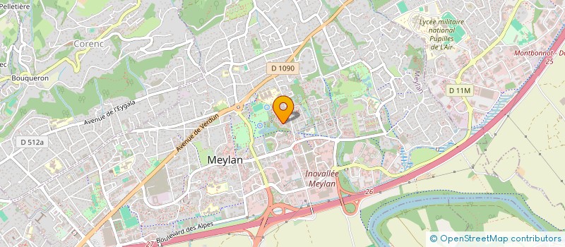 localisation de l'entreprise MONSIEUR LIONEL JOURDAN à MEYLAN