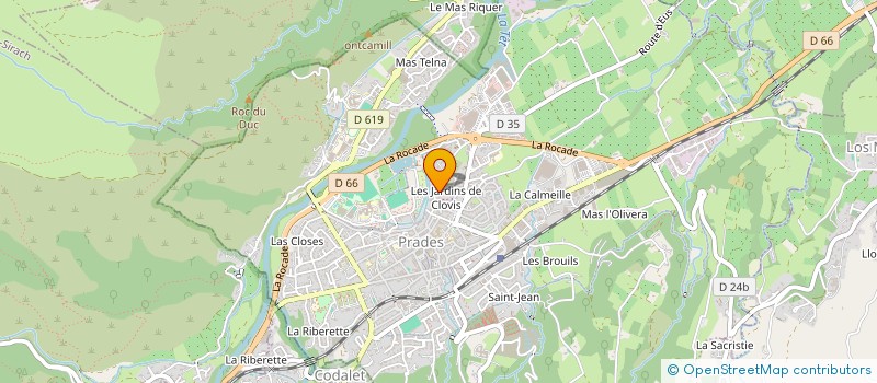 localisation de l'entreprise MONSIEUR LIONEL JUBAL à PRADES
