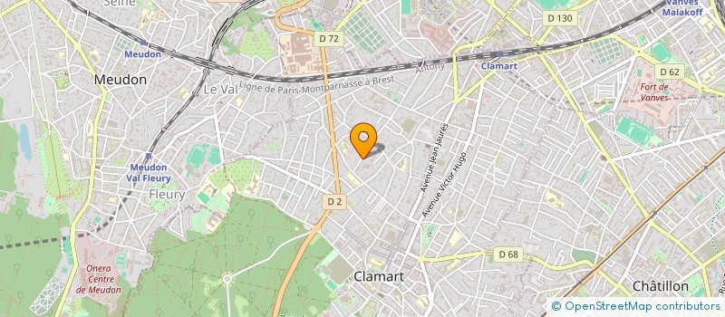 localisation de l'entreprise MONSIEUR LIONEL KAYSER à CLAMART