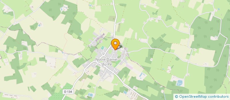 localisation de l'entreprise MONSIEUR LIONEL KERAVAL  NOTRE-DAME-DU-PE