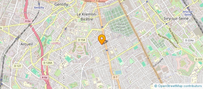 localisation de l'entreprise MONSIEUR LIONEL KLING  VILLEJUIF