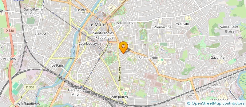 localisation de l'entreprise MONSIEUR LIONEL KOUAME  LE MANS