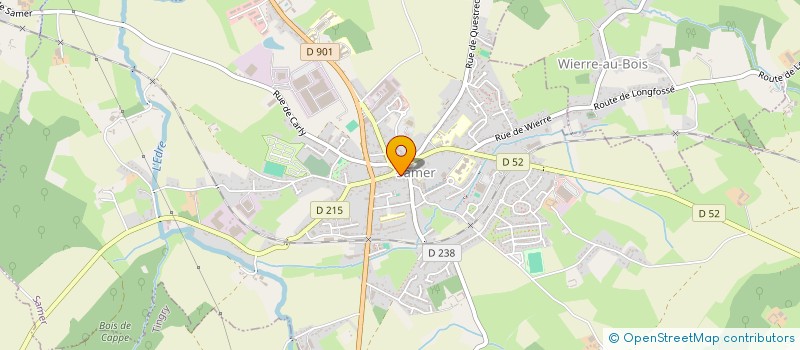 localisation de l'entreprise MONSIEUR LIONEL LABASQUE  SAMER