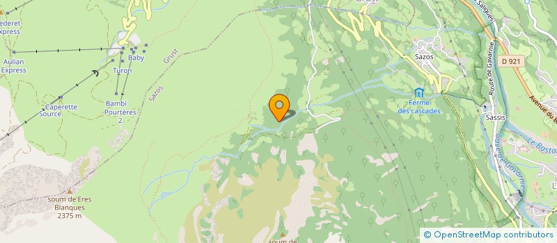 localisation de l'entreprise MONSIEUR LIONEL LACAMPAGNE  SAZOS