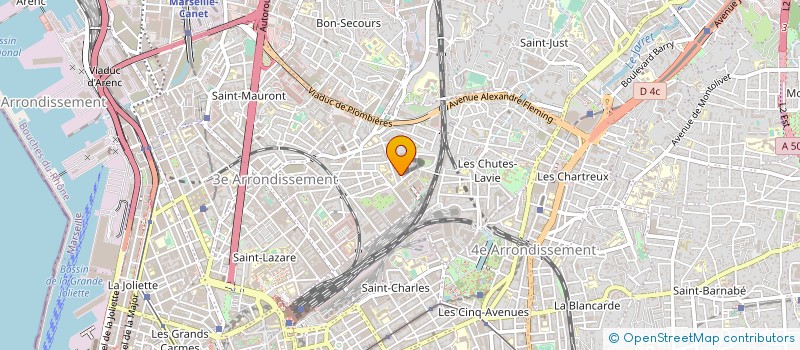 localisation de l'entreprise MONSIEUR LIONEL LACHAUD à MARSEILLE