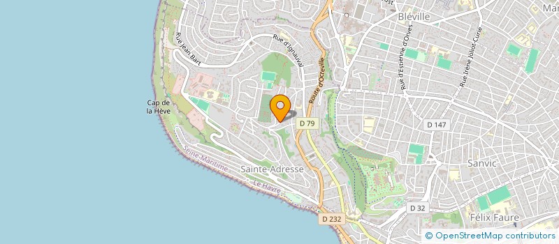 localisation de l'entreprise MONSIEUR LIONEL LACHIVER  SAINTE-ADRESSE