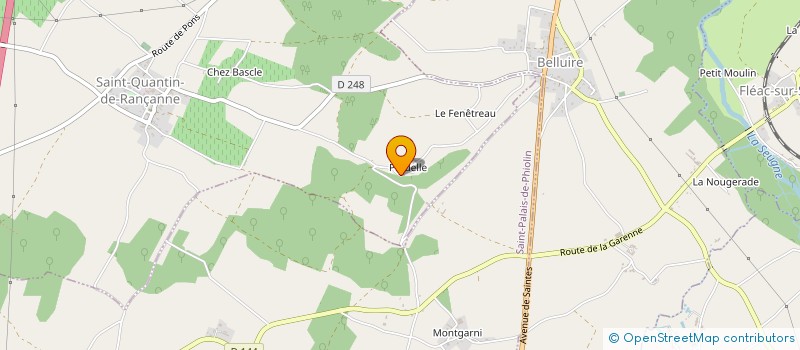 localisation de l'entreprise MONSIEUR LIONEL LACLAUTRE  MAZEROLLES