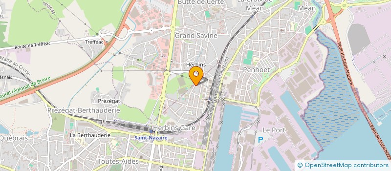 localisation de l'entreprise MONSIEUR LIONEL LACRAMPE à SAINT-NAZAIRE