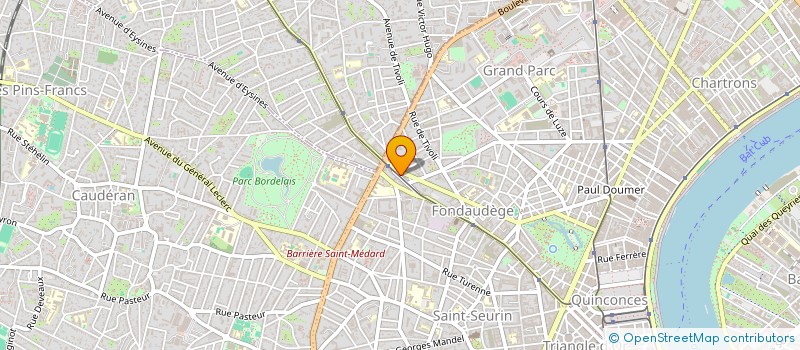 localisation de l'entreprise MONSIEUR LIONEL LAFOND à BORDEAUX
