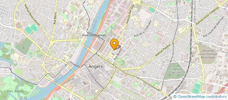 localisation de l'entreprise MONSIEUR LIONEL LAGACHE à ANGERS
