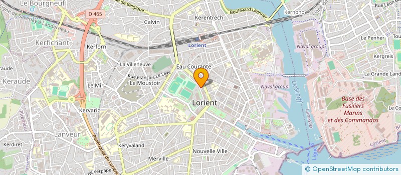 localisation de l'entreprise MONSIEUR LIONEL LAGADEC  LORIENT