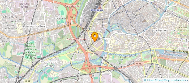 localisation de l'entreprise MONSIEUR LIONEL LAGERBE à STRASBOURG