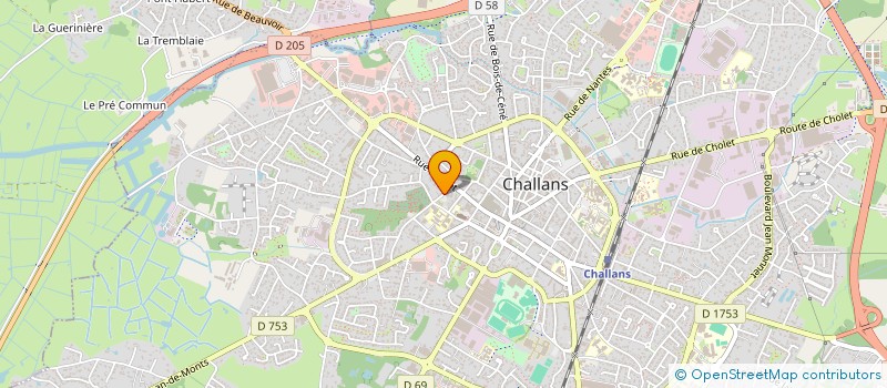 localisation de l'entreprise MONSIEUR LIONEL LAIDET à CHALLANS