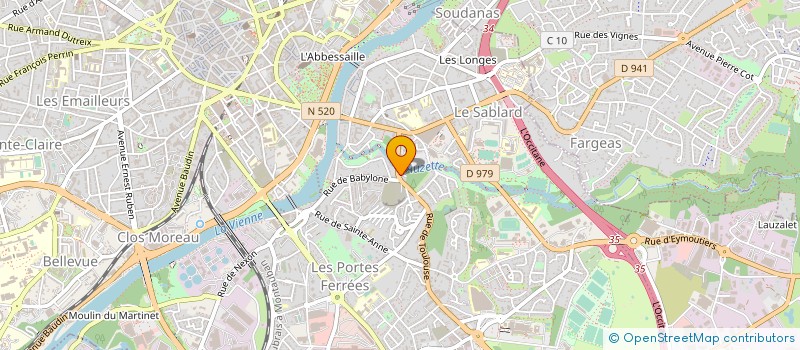 localisation de l'entreprise MONSIEUR LIONEL LAJOIE à LIMOGES