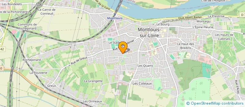 localisation de l'entreprise MONSIEUR LIONEL LALOEUF à MONTLOUIS-SUR-LOIRE