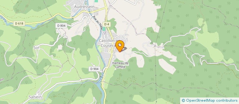 localisation de l'entreprise MONSIEUR LIONEL LAMARCHE à CASTILLON-EN-COUSERANS