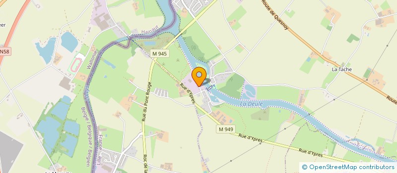 localisation de l'entreprise MONSIEUR LIONEL LAMBLIN  DEULEMONT