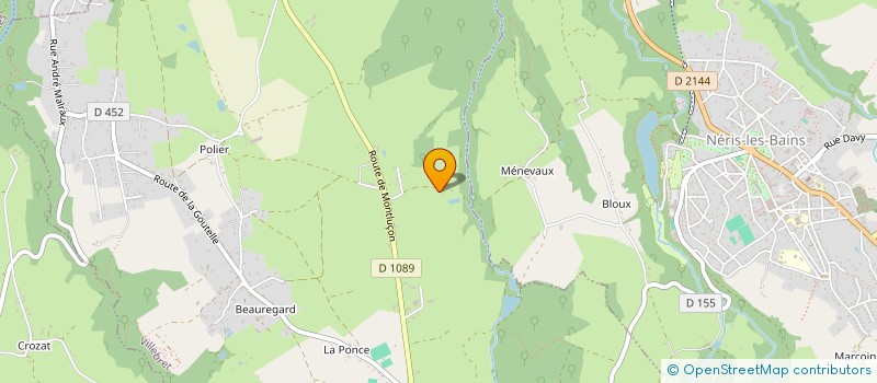 localisation de l'entreprise MONSIEUR LIONEL LAMY  VILLEBRET