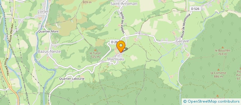 localisation de l'entreprise MONSIEUR LIONEL LARAN  SAINT-ARROMAN