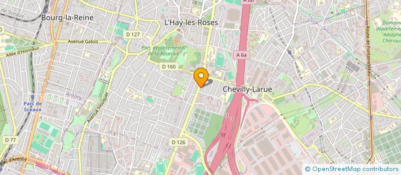 localisation de l'entreprise MONSIEUR LIONEL LARRE  CHEVILLY-LARUE