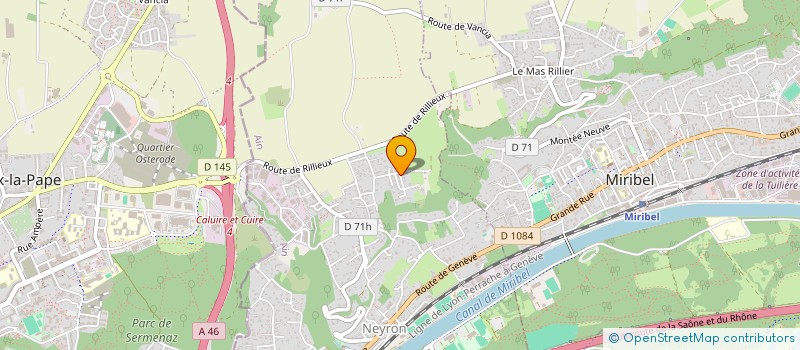 localisation de l'entreprise MONSIEUR LIONEL LATHUILLE  NEYRON