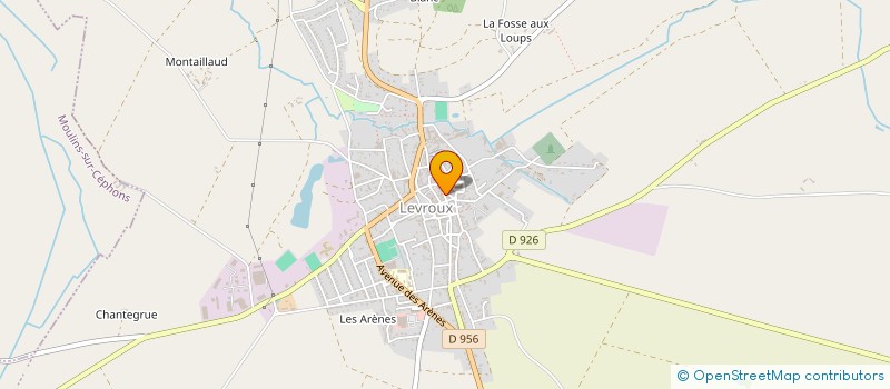 localisation de l'entreprise MONSIEUR LIONEL LAURENT à LEVROUX