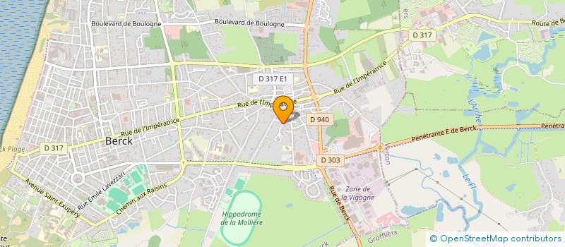 localisation de l'entreprise MONSIEUR LIONEL LAURENT  BERCK