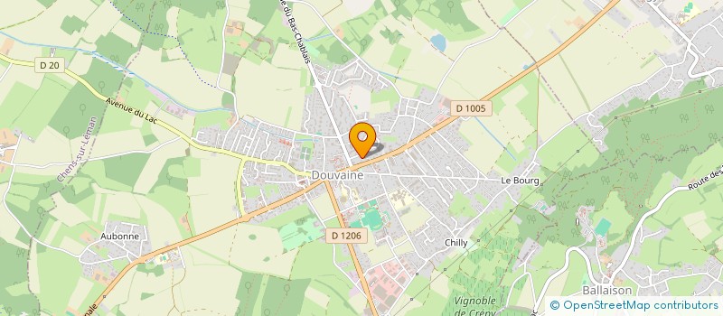 localisation de l'entreprise MONSIEUR LIONEL LAURENZI  DOUVAINE